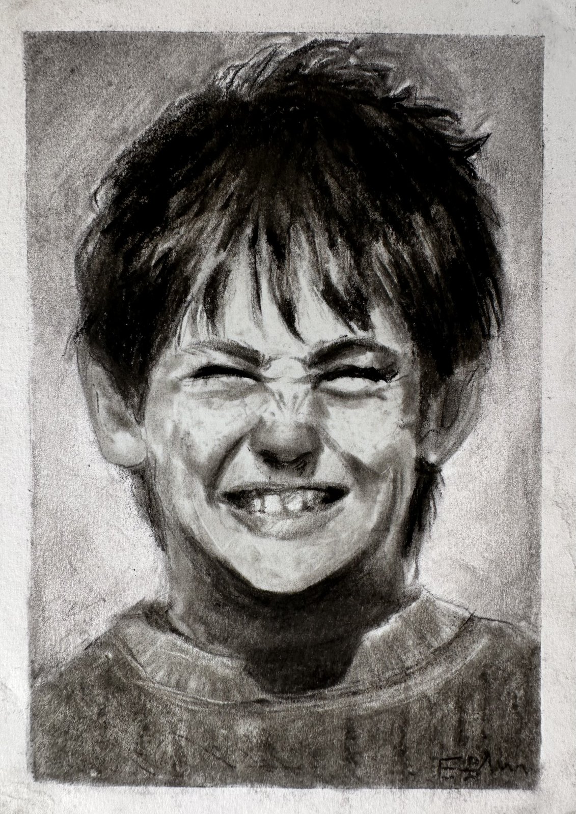 Mischief — grinning boy